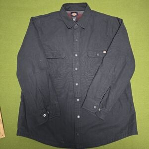 Dickies Flannel Lined Button-Up Shirt